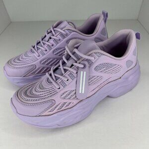 Fashion Nova Womens 374518 Purple Casual Fabric Lace Up Size 11M Sneakers